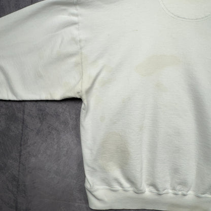 90s White Nigel Mansell Crewneck Sweatshirt 4006