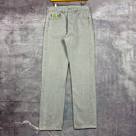 80s Gray Levi's 501 Denim Jeans 31x33.5 0779