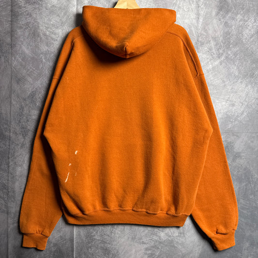 90s Orange Russell Texas Longhorns Hoodie 4419