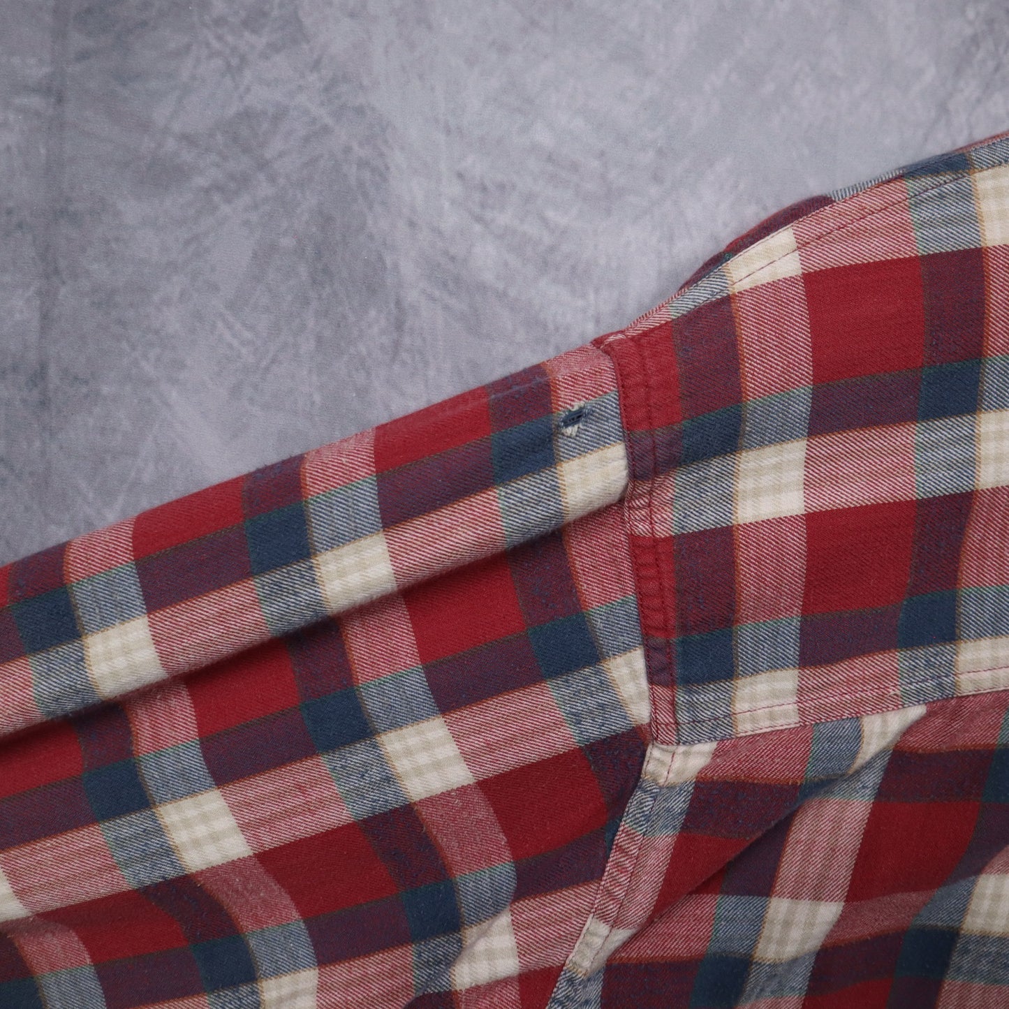 90s Red Chaps Ralph Lauren Plaid Flannel Shirt 4704