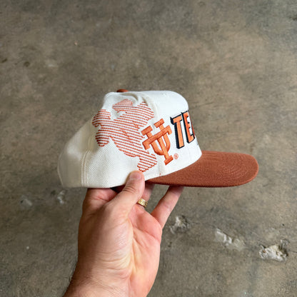 90s White Texas Longhorns Sports Specialties Snapback Hat 5776