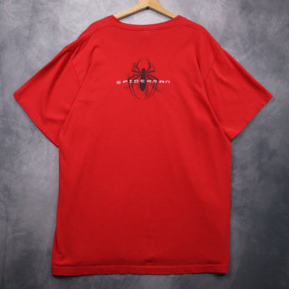 00s Red Spiderman Movie Promo Shirt 4653