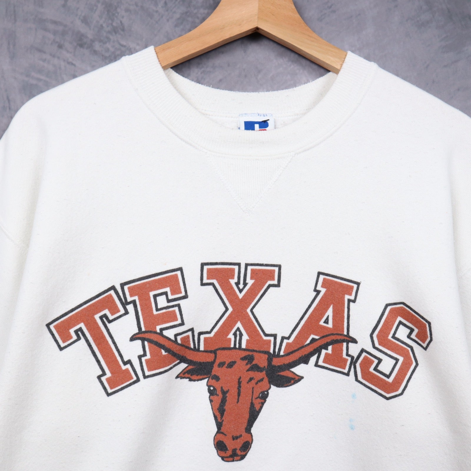 90s White Texas Longhorns Crewneck Sweatshirt 5724