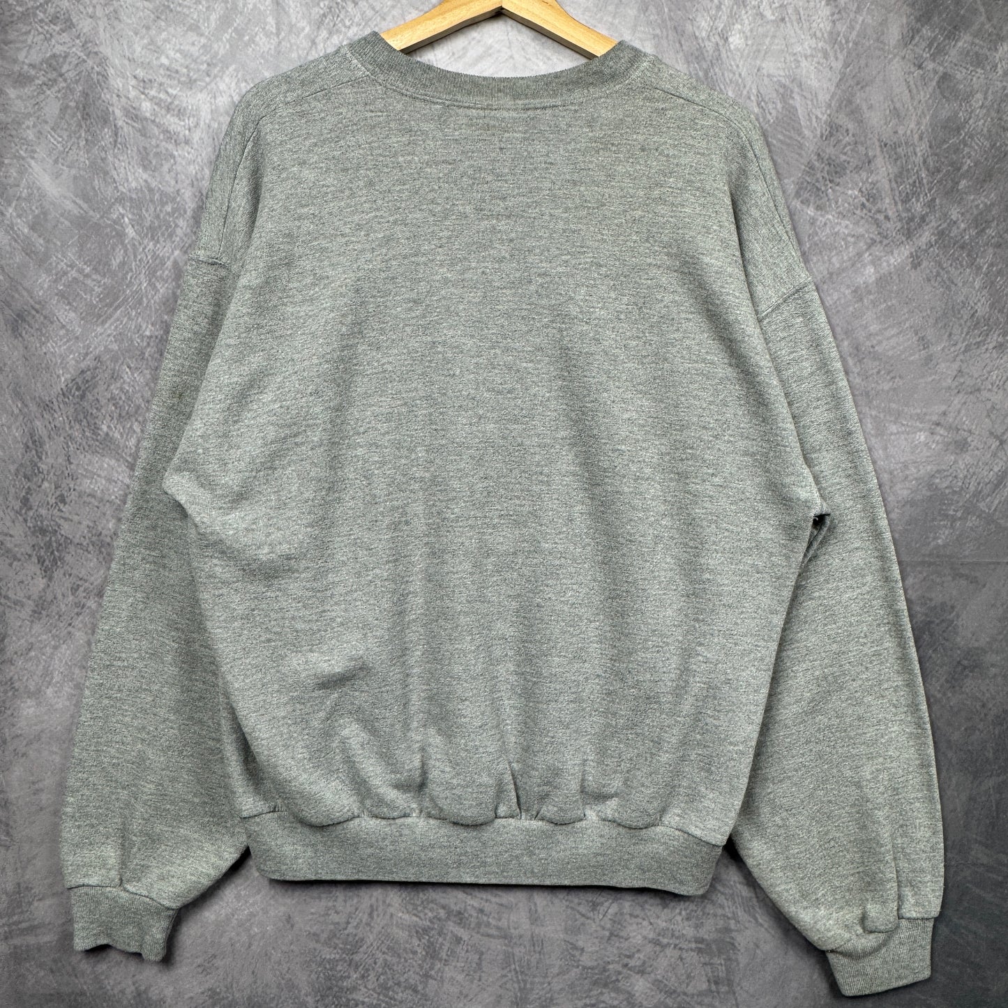 00s Grey Patriots Tom Brady Crewneck Sweatshirt 4107