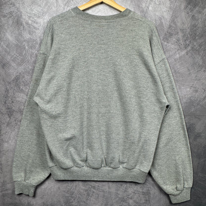 00s Grey Patriots Tom Brady Crewneck Sweatshirt 4107