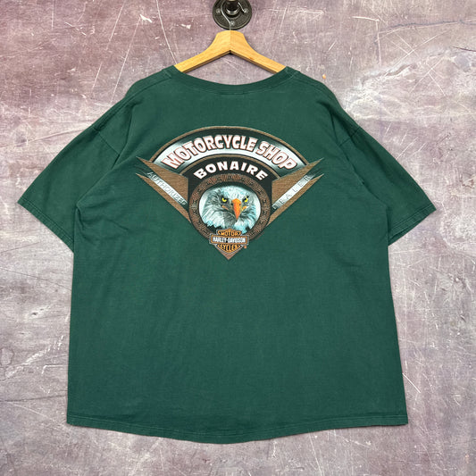 90s Green Harley Davidson Shirt 3114