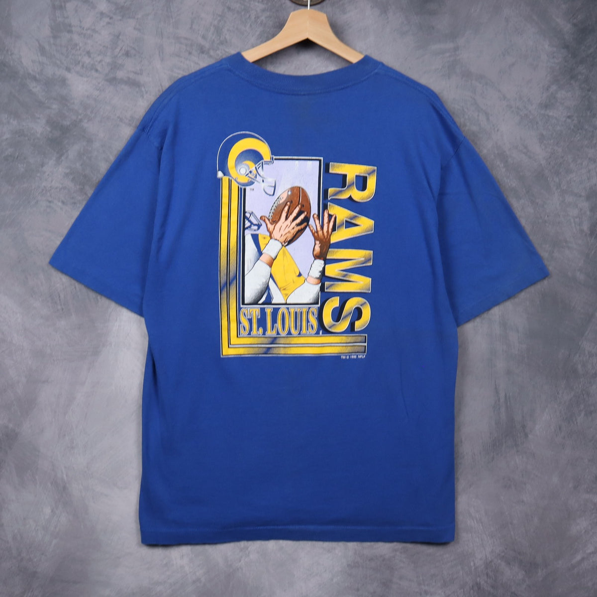 1995 Blue St. Louis Rams Shirt 6578