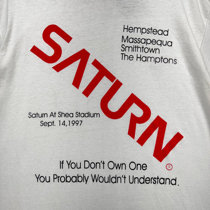90s White Saturn Shirt 3902