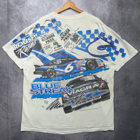 00s White Viagra Nascar Shirt 4074