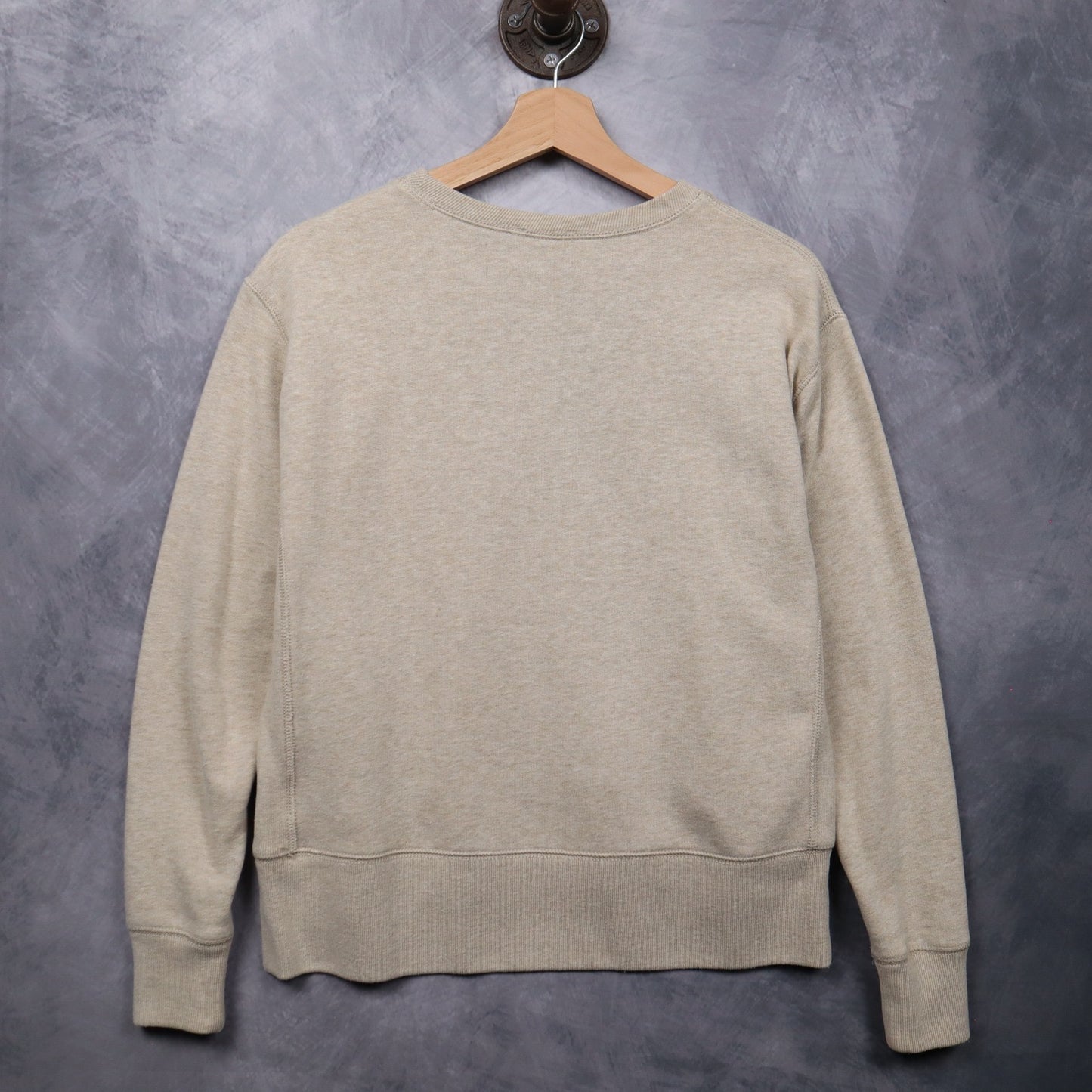 00s Oatmeal Polo Ralph Lauren Essential Crewneck Sweatshirt 4706