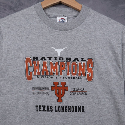 2005 Grey Texas Longhorns National Champions Shirt 5954