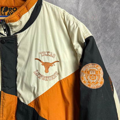 90s Multi Color Texas Longhorns Pro Player Puffer Jacket 4453