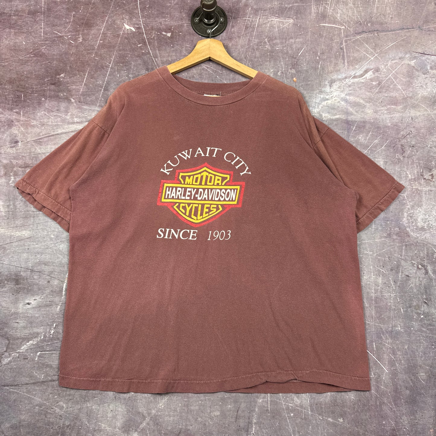 90s Brown Harley Davidson Shirt 3127