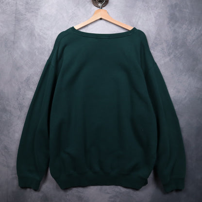 90s Dark Green Polo Ralph Lauren Essential Crewneck Sweatshirt 4710