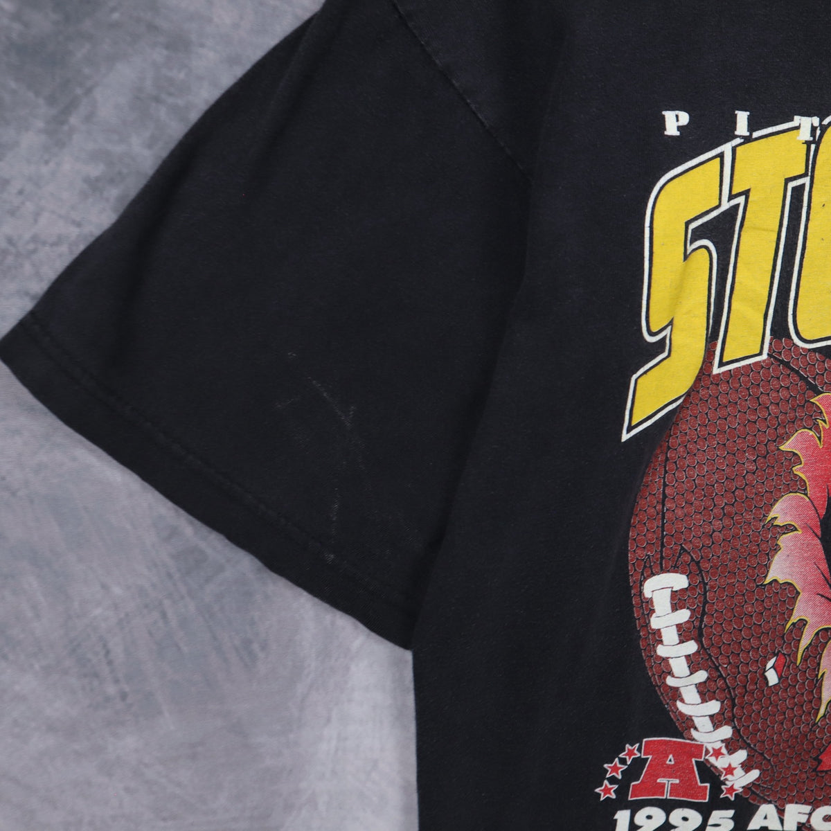 1996 Black Pittsburgh Steelers Super Bowl XXX Champions Shirt 6768