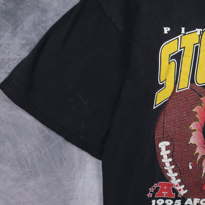 1996 Black Pittsburgh Steelers Super Bowl XXX Champions Shirt 6768