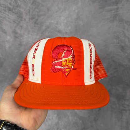 80s Orange Tampa Bay Buccaneers Trucker Hat 6808