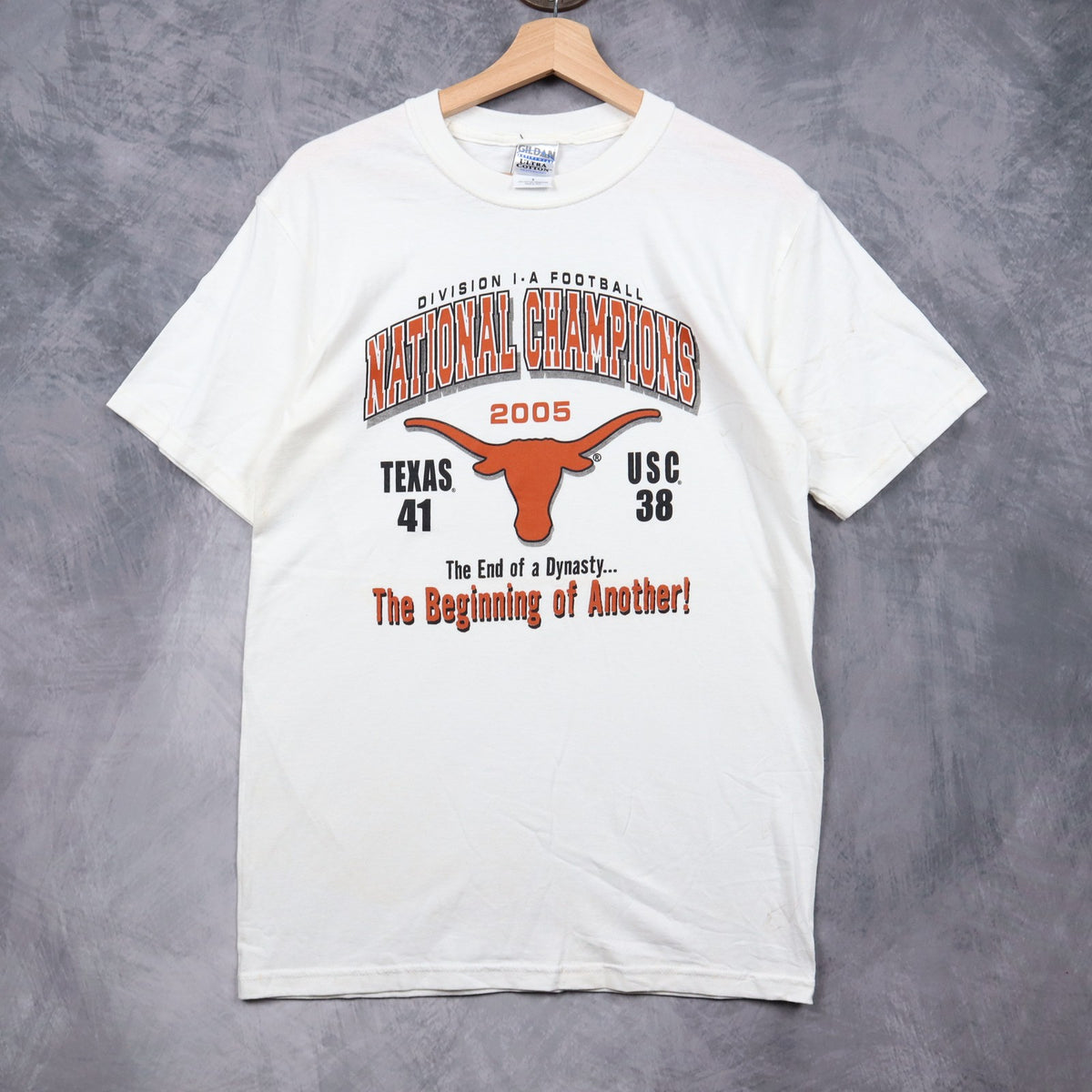 2005 White Texas Longhorns National Champions Shirt 5739