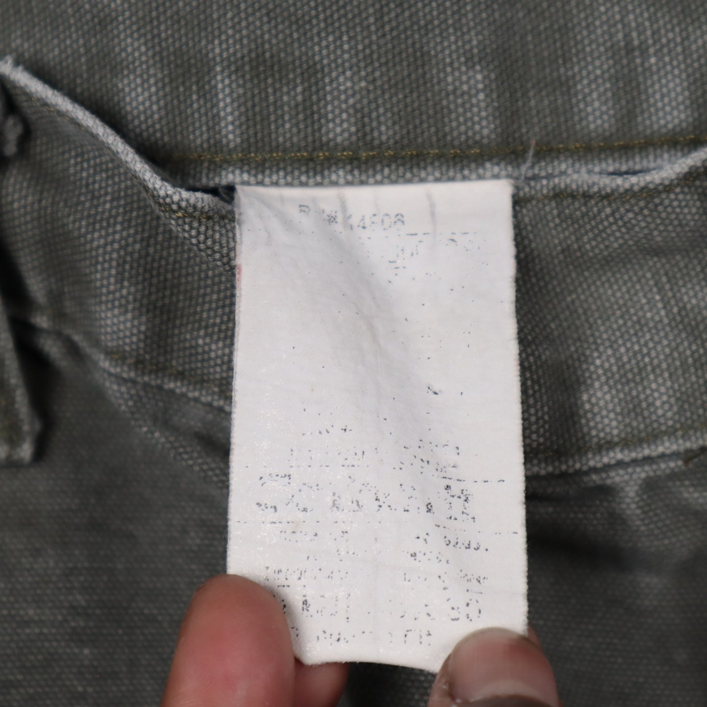 90s Faded Sage Green Carhartt Carpenter Pants 5245