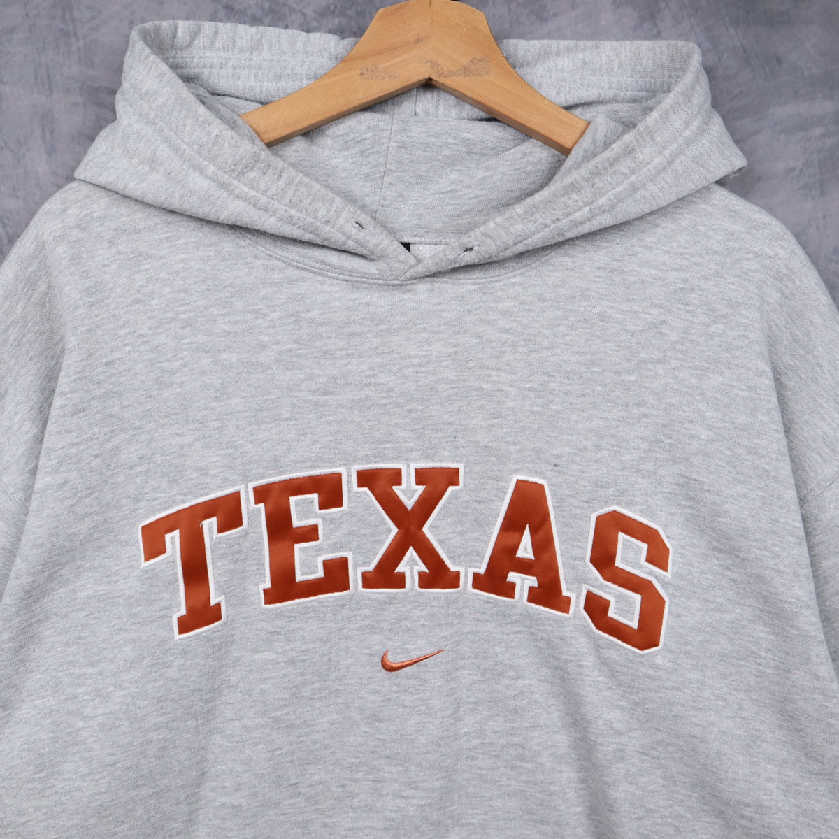 00s Grey Nike Texas Longhorns Hoodie 5649