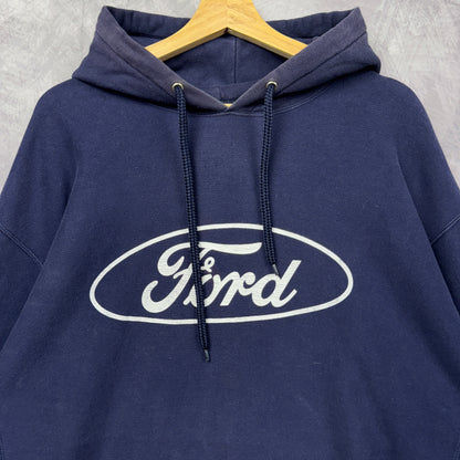 00s Blue Ford Hoodie 4035