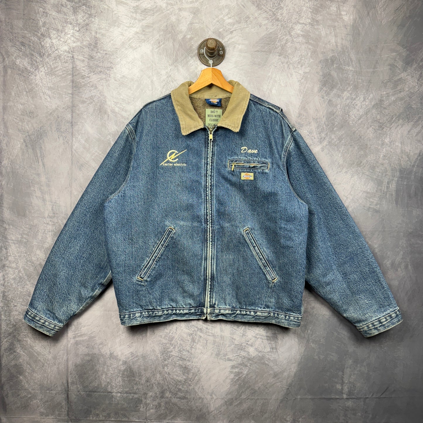 90s Dickies Denim Detroit Jacket 4047