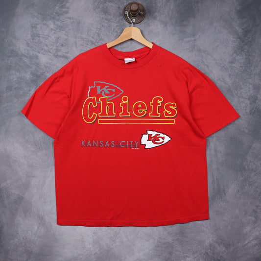 1993 Red Kansas City Chiefs Shirt 6564