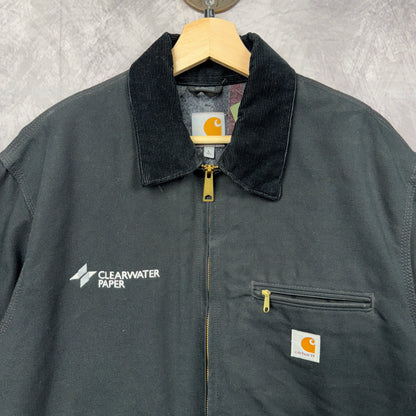 00s Black Carhartt Detroit Jacket 4049