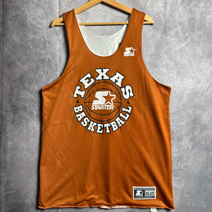 90s Orange Texas Longhorns Basketball Starter Jersey 4612