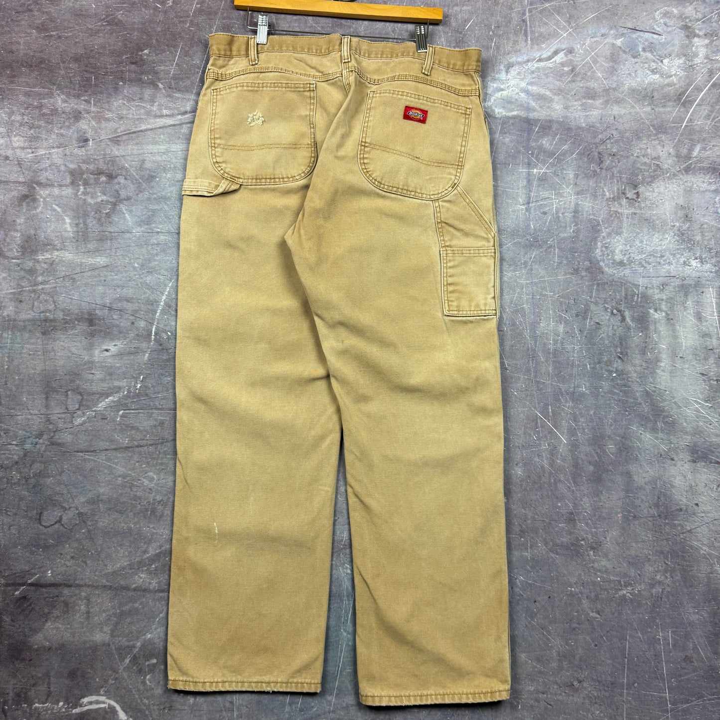 Early 00s Tan Brown Dickies Carpenter Work Pants 36x30.5 2147