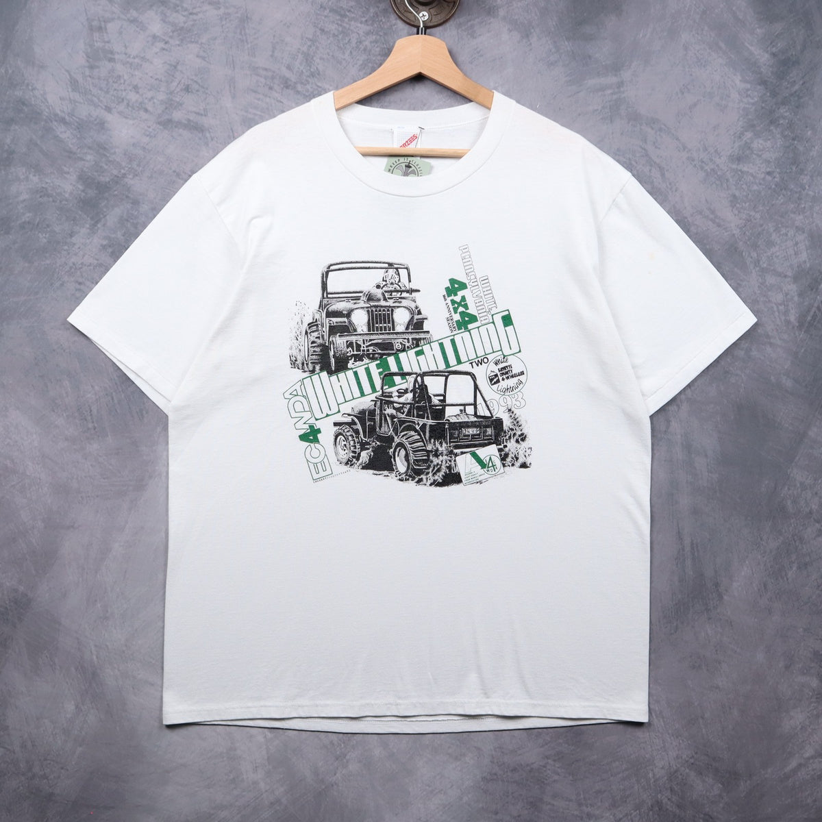 1993 White White Lightning 4x4 Pennsylvania Shirt 7254