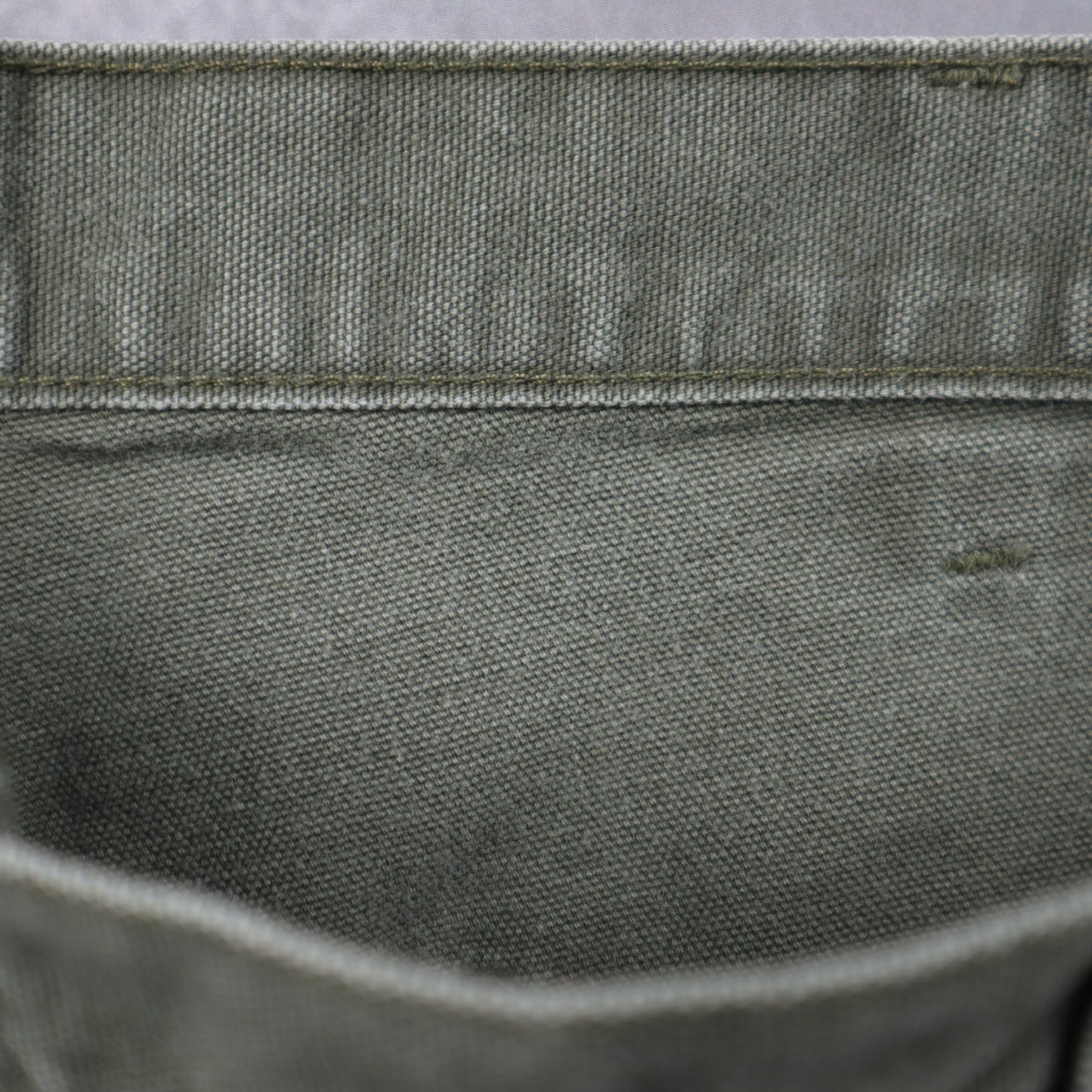 90s Olive Green Carhartt B80 MOS Double Knee Carpenter Shorts 4998
