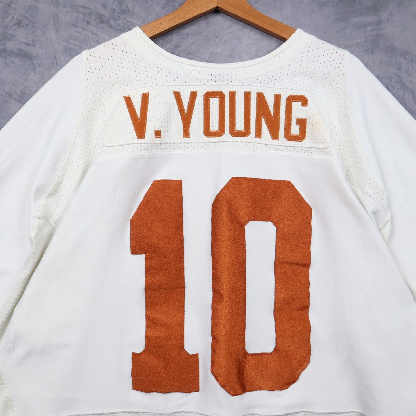 2005 White Texas Longhorns Rose Bowl V. Young Nike Jersey 5813