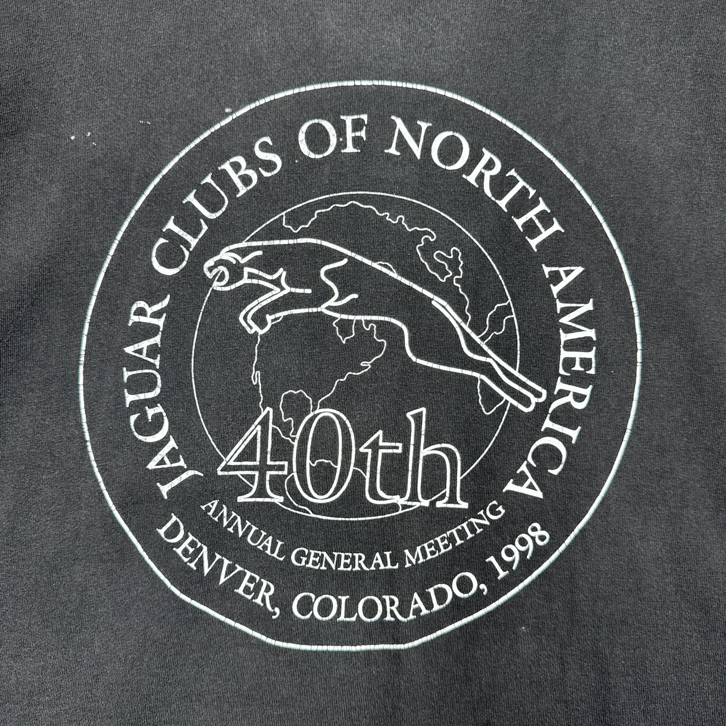 90s Black Jaguar Shirt 3841