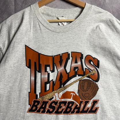 90s Grey Texas Longhorns Baseball Shirt 4535