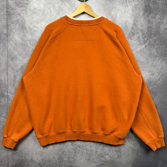 90s Orange Mercedes Benz Crewneck Sweatshirt 4077