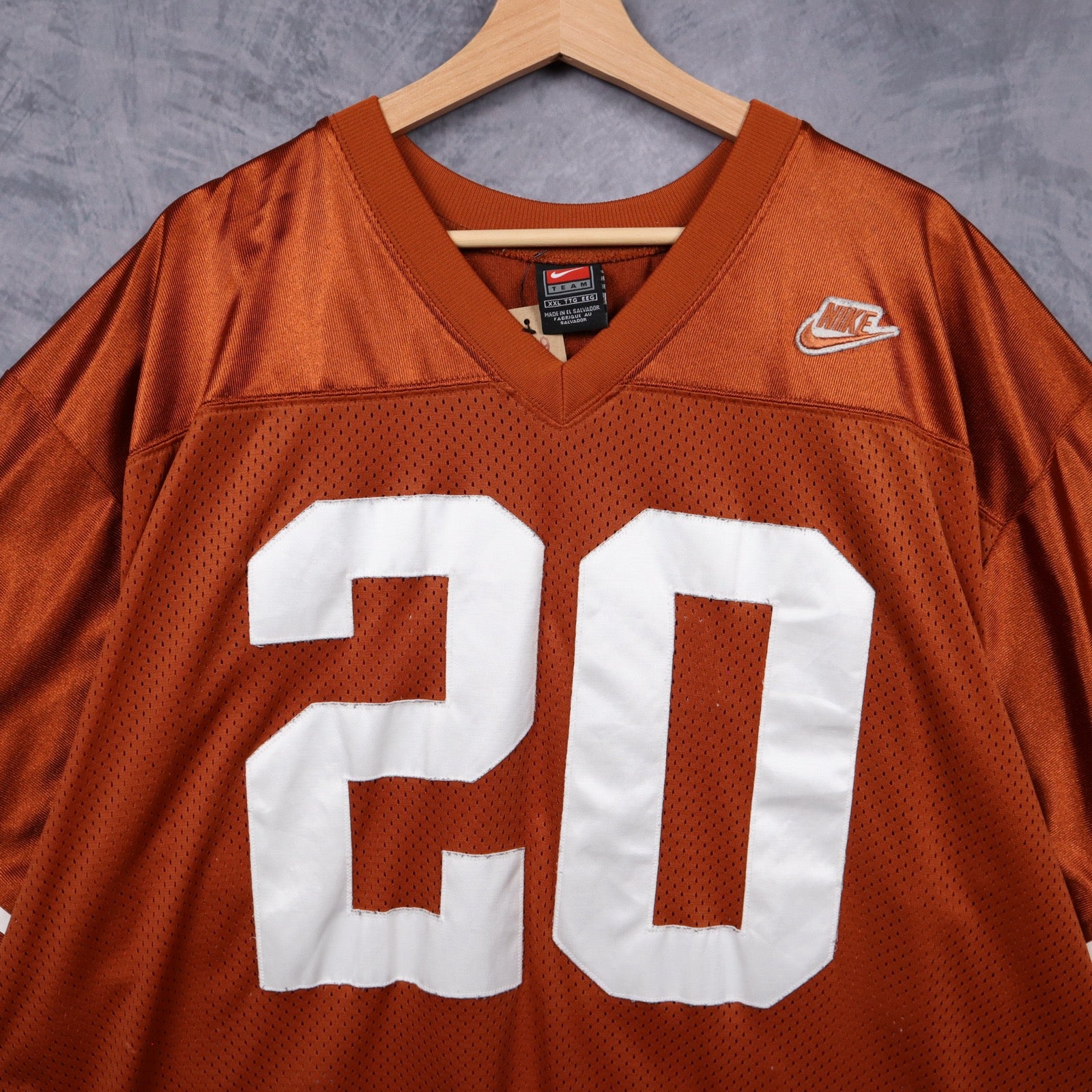 00s Burnt Orange Texas Longhorns Campbell #20 Nike Jersey 5734