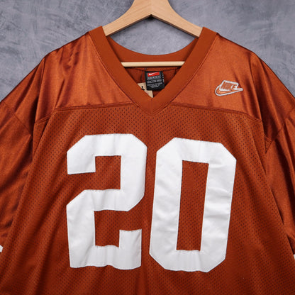 00s Burnt Orange Texas Longhorns Campbell #20 Nike Jersey 5734