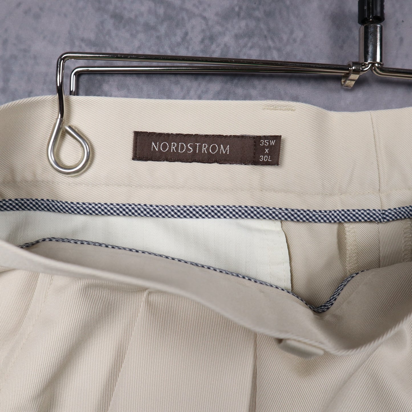 90s Cream Nordstrom Pleated Trousers 5219