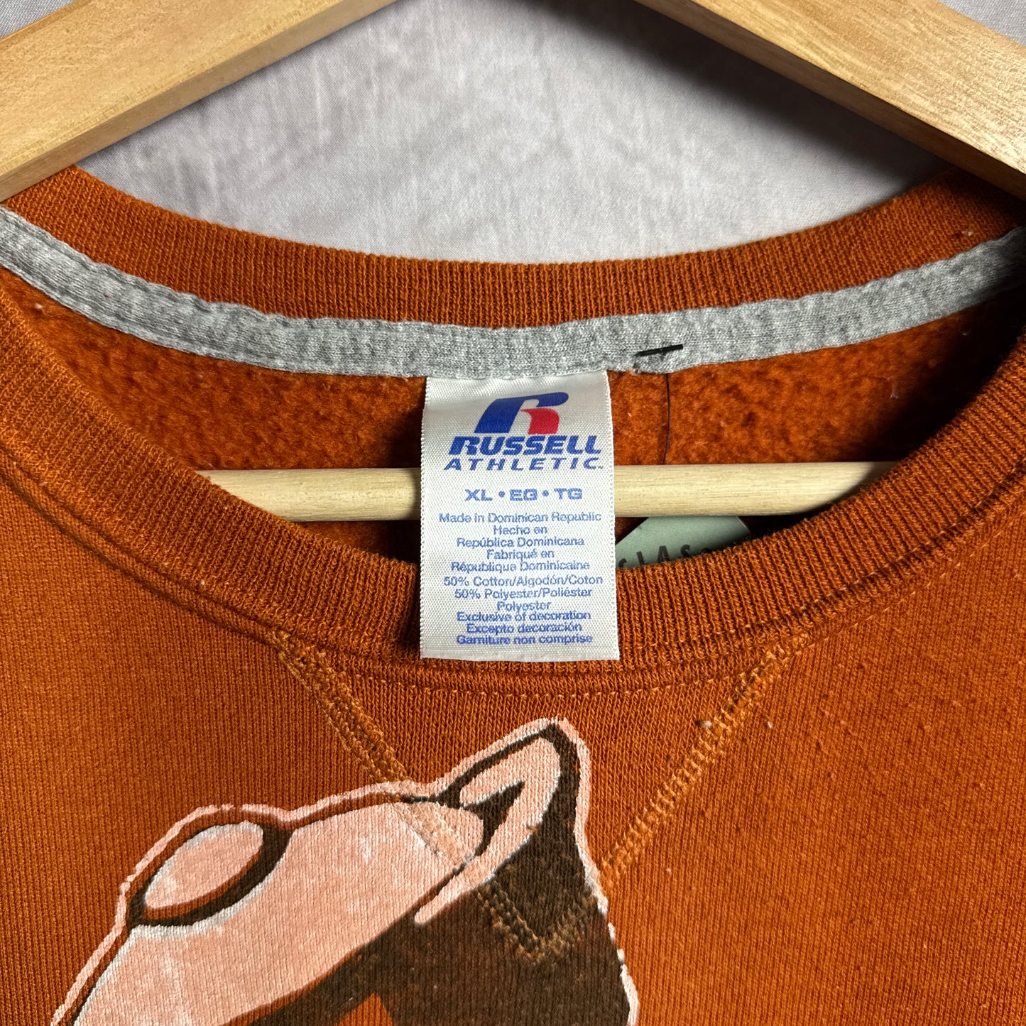 Orange Don’t Mess With Classic Texas Longhorns Crewneck Sweatshirt 4403