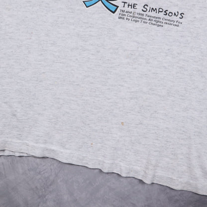 1990 Grey Bart Simpson Texas Longhorns Shirt 5821