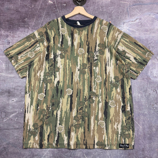 90s RealTree Style Camo Blank Essential Graphic Shirt XL 1058