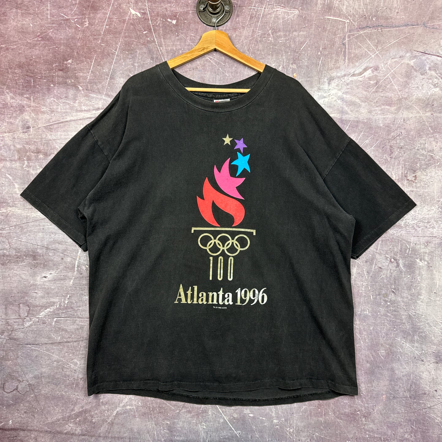 1996 Black Atlanta Olympics Shirt 3461