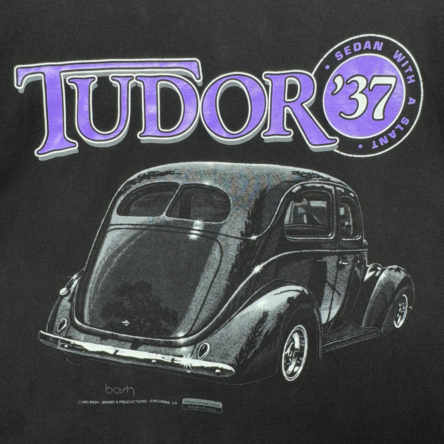 90s Black Tudor Tee 4037