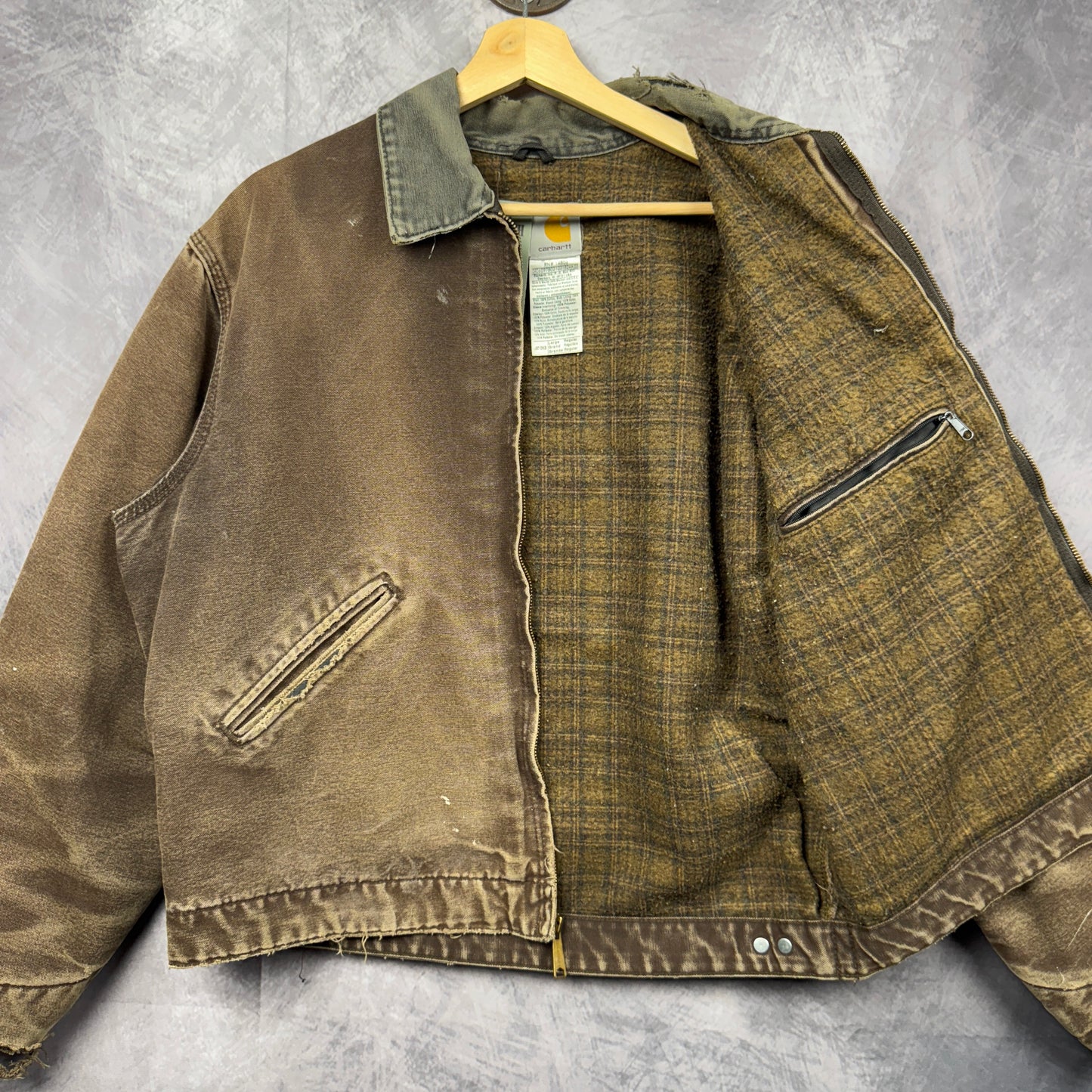 90s Brown Carhartt Detroit Jacket 4045