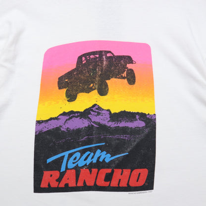 1990 White Team Rancho Baja Racing Suspension Shirt 5529