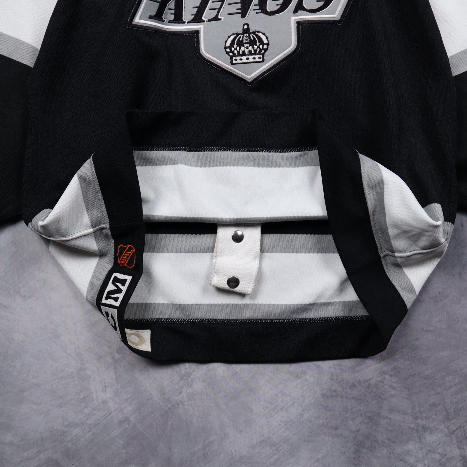 90s Black LA Kings CCM Hockey Jersey 5145