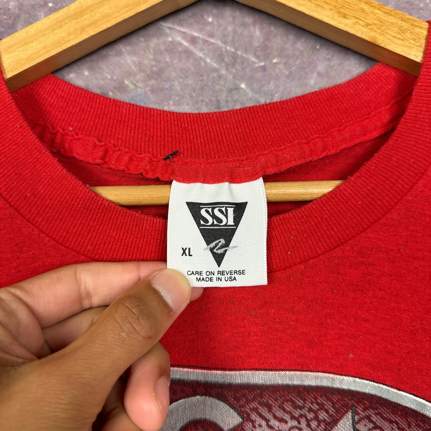 80s Red Harley Davidson Shirt 3130