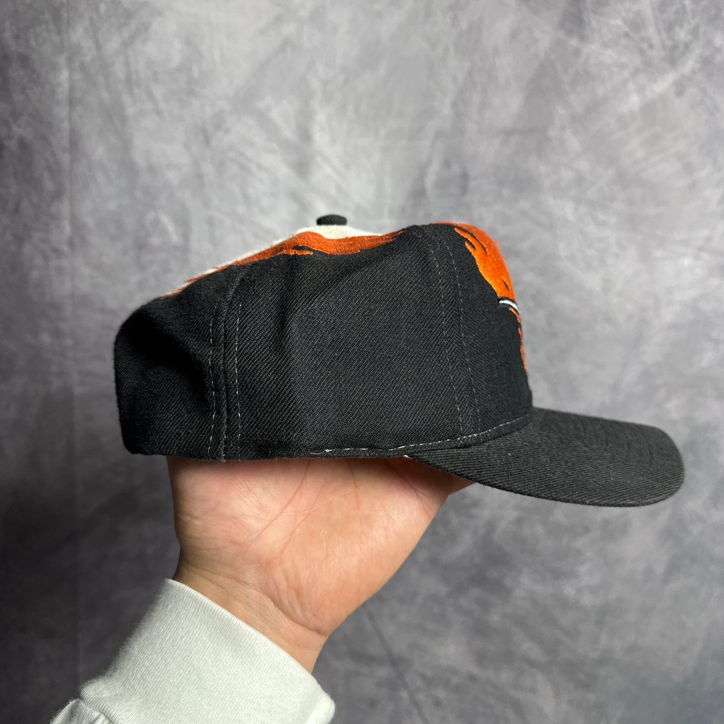 90s Texas Longhorns Logo Athletic Splash Snapback Hat 4624
