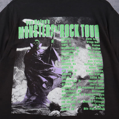 1988 Black Monsters Of Rock Tour Shirt 4940